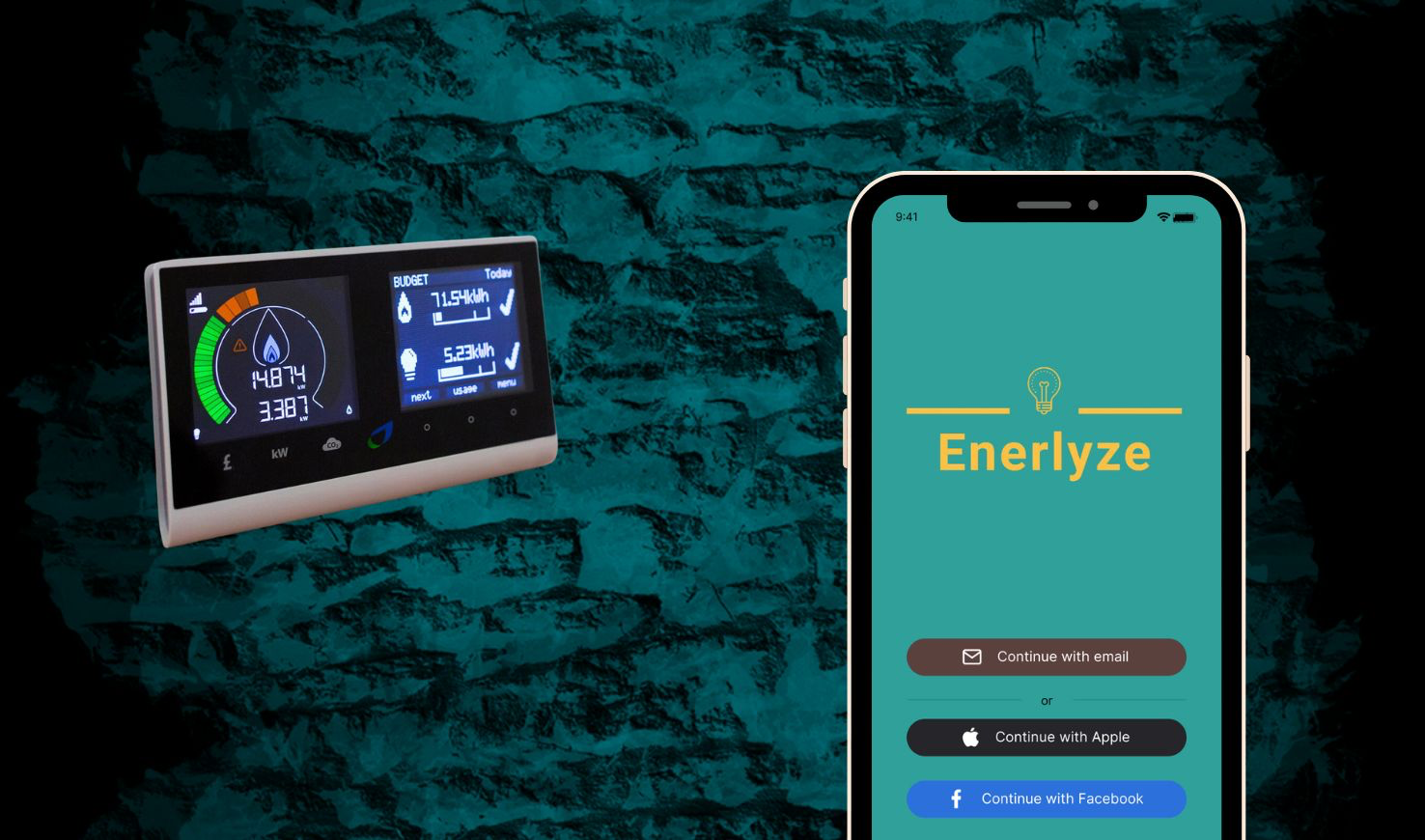 Enerlyze mobile splash screen